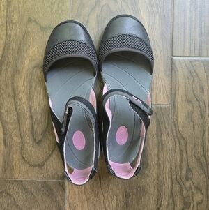 Teva Pasas Mary Jane Sandals Women 6.5 Black Comfort Walking Travel Shoes